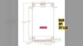 . Zoll SPI TFT LCD Touch Display ILI 0x0