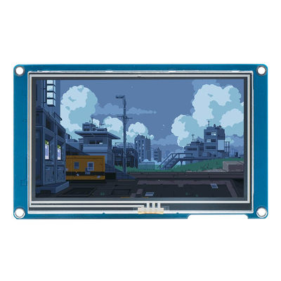 Ein guter Preis. Widerstrebendes Anzeigen-Modul 480x270 der Noten-HMI 4,3 Zoll Tft-Anzeigen-Stützvideoplayback Online
