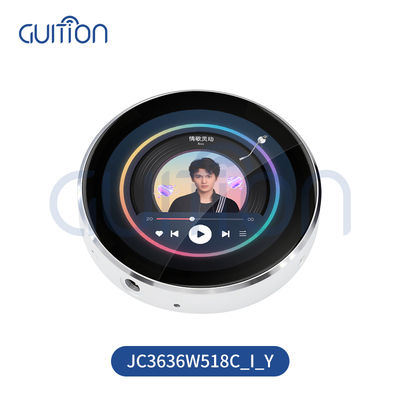 Ein guter Preis. JC3636W518C_I_Y LED Backlight 58*58*11 mm Silvery White ESP32 Display Module for B2B Transactions touch screen module for arduino Online