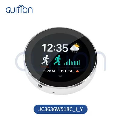 HMI-Displaymodul mit 300 Cd/m2 Helligkeit und 5 V Betriebsspannung mit Kapazitiv-Touch für eingebettete Steuerungen