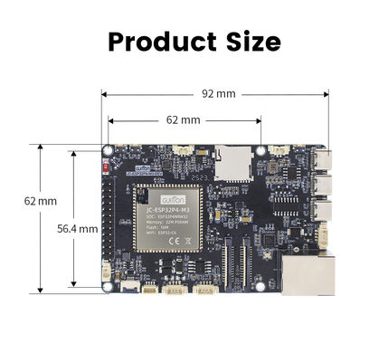 JC-ESP32P4-M3-DEV Optimale Anzeigeleistung ESP32-Anzeigemodule in der M-Serie mit 5V Betriebsspannung und CSI/DSI/USB2.0-Schnittstelle
