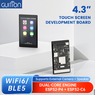 JC4880P443C_I_W 4,3 Zoll IPS-Bildschirm ESP32P4/C6 Dual-Core-Entwicklungstafel 480 × 800 Kapazitiv-Touch