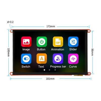 Ein guter Preis. 3.5 Zoll Kapazitiv Touch HMI Display Modul mit 16 MB Flash-Speicher für Steuerungsschnittstellen Online